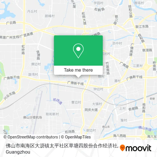 佛山市南海区大沥镇太平社区草塘四股份合作经济社 map