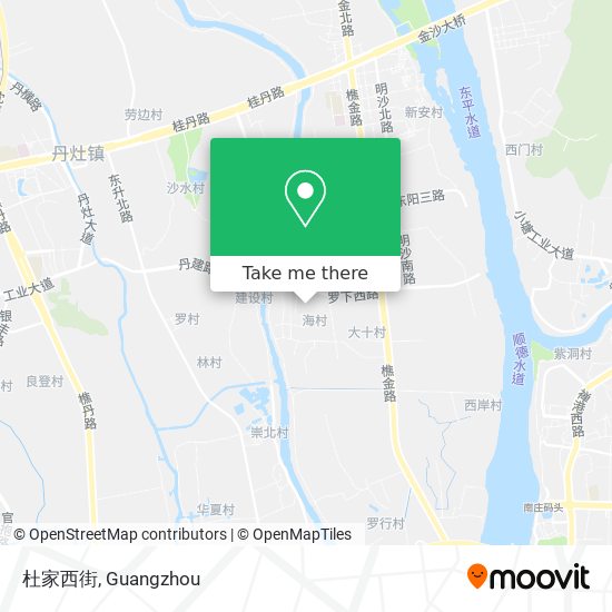 杜家西街 map