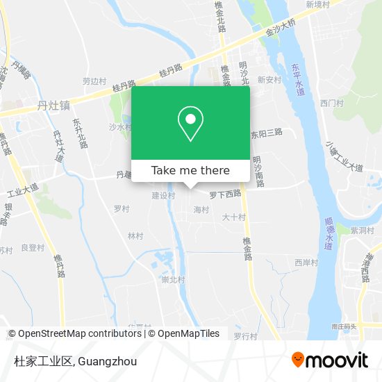 杜家工业区 map