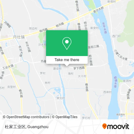 杜家工业区 map