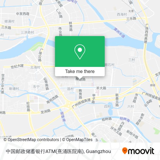 中国邮政储蓄银行ATM(熹涌医院南) map