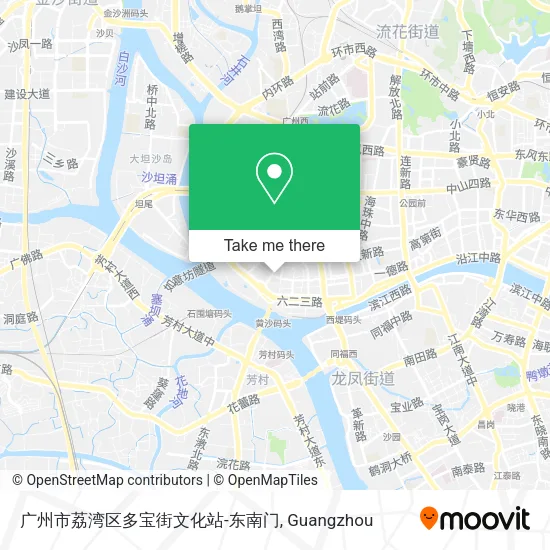 广州市荔湾区多宝街文化站-东南门 map