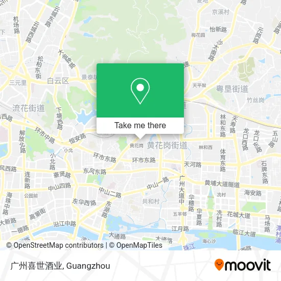 广州喜世酒业 map