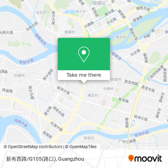 新有西路/G105(路口) map