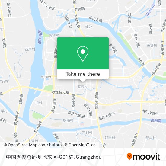 中国陶瓷总部基地东区-G01栋 map