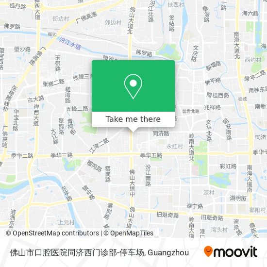 佛山市口腔医院同济西门诊部-停车场 map