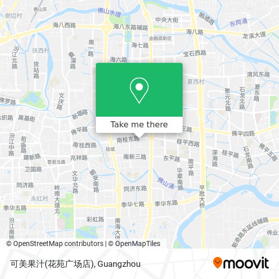 可美果汁(花苑广场店) map