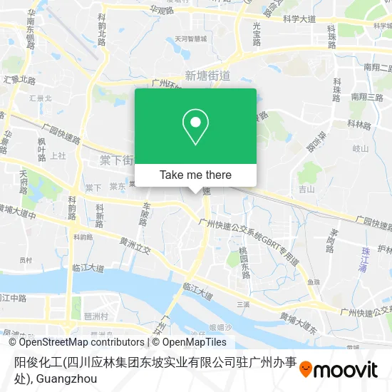 阳俊化工(四川应林集团东坡实业有限公司驻广州办事处) map