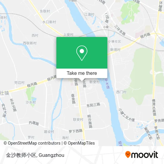 金沙教师小区 map