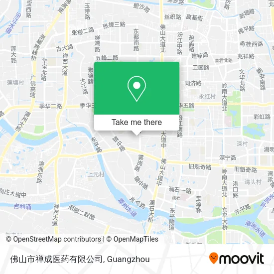 佛山市禅成医药有限公司 map
