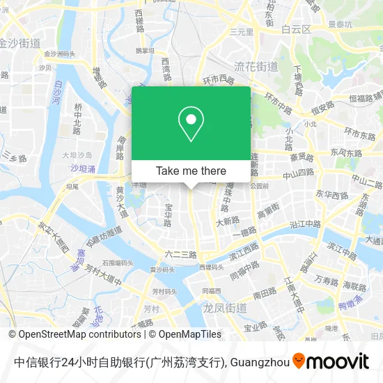 中信银行24小时自助银行(广州荔湾支行) map
