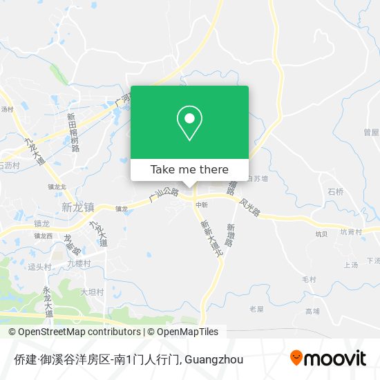 侨建·御溪谷洋房区-南1门人行门 map