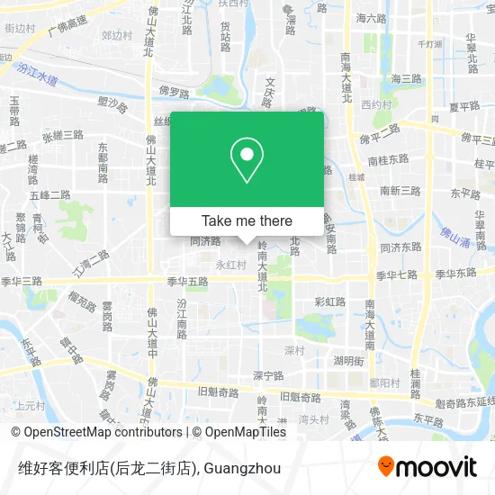 维好客便利店(后龙二街店) map