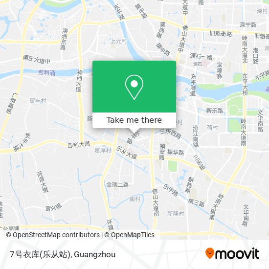 7号衣库(乐从站) map