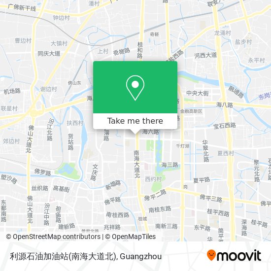 利源石油加油站(南海大道北) map