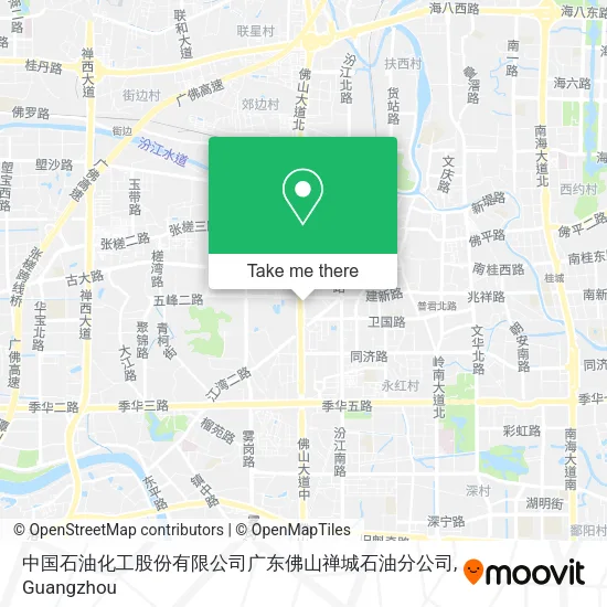 中国石油化工股份有限公司广东佛山禅城石油分公司 map