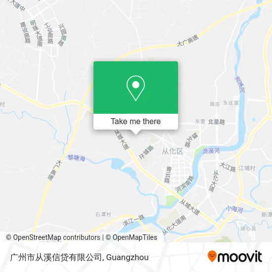 广州市从溪信贷有限公司 map
