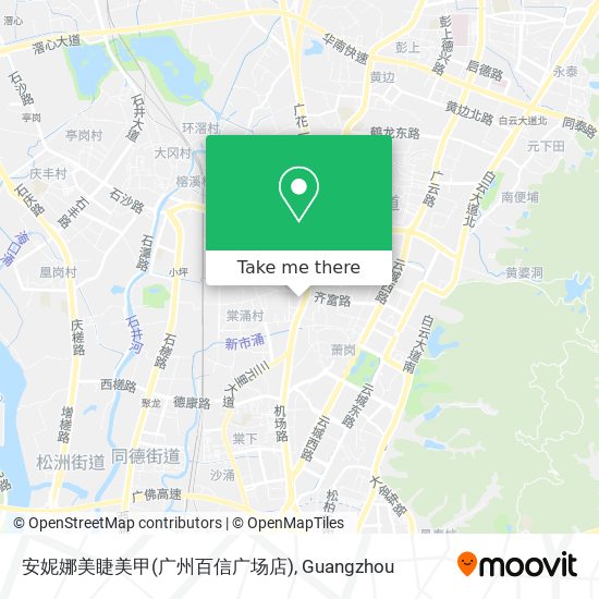 安妮娜美睫美甲(广州百信广场店) map
