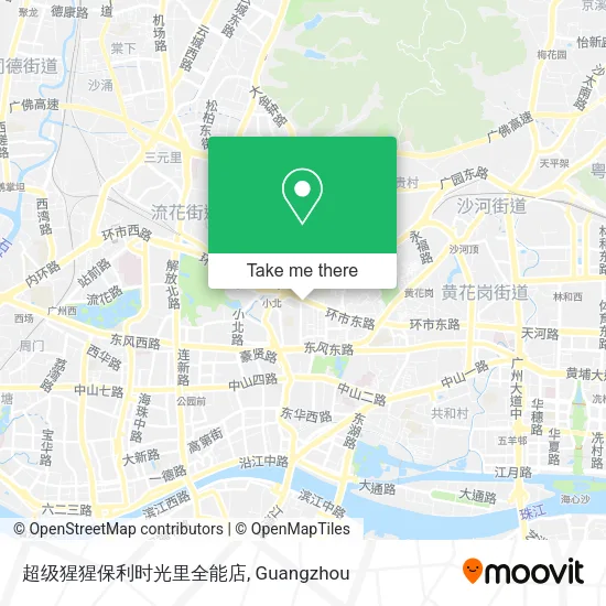 超级猩猩保利时光里全能店 map