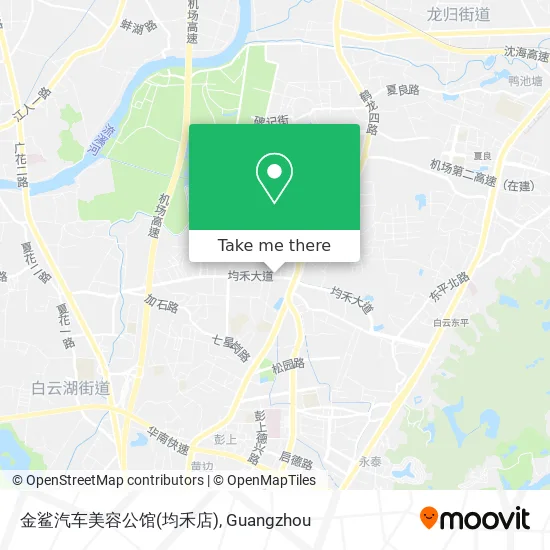 金鲨汽车美容公馆(均禾店) map