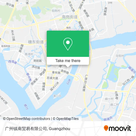 广州镇南贸易有限公司 map