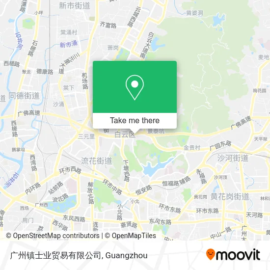 广州镇士业贸易有限公司 map