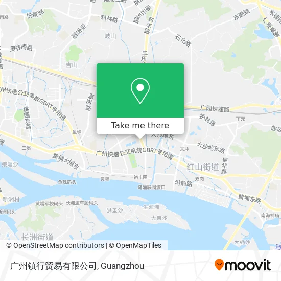广州镇行贸易有限公司 map