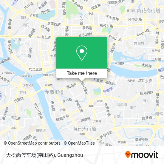 大松岗停车场(南田路) map