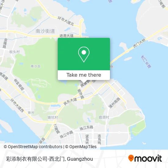 彩添制衣有限公司-西北门 map