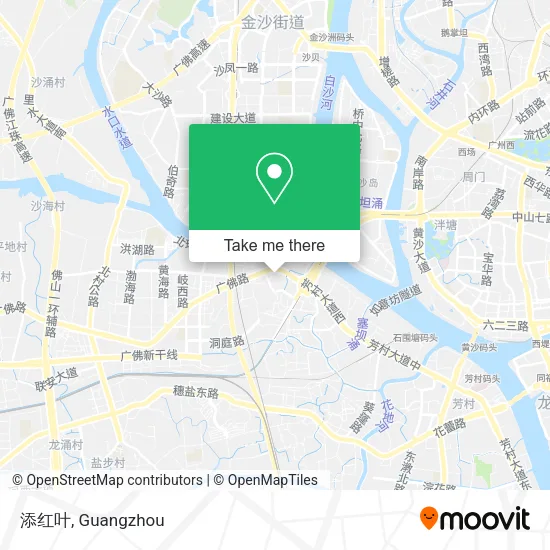 添红叶 map