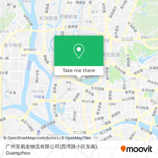 广州安易发物流有限公司(西湾路小区东南) map