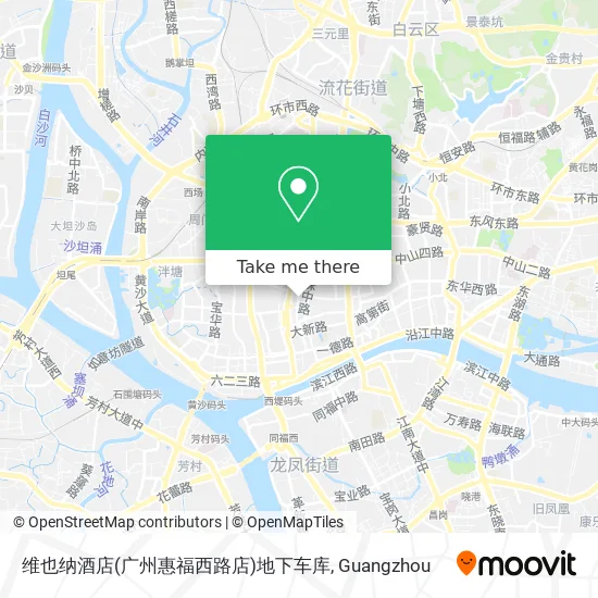 维也纳酒店(广州惠福西路店)地下车库 map