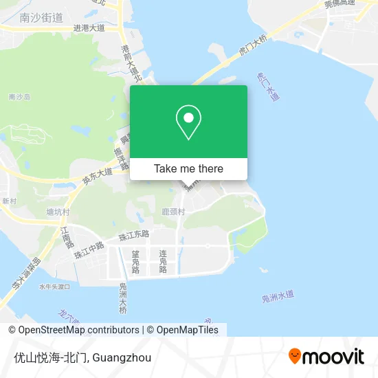 优山悦海-北门 map