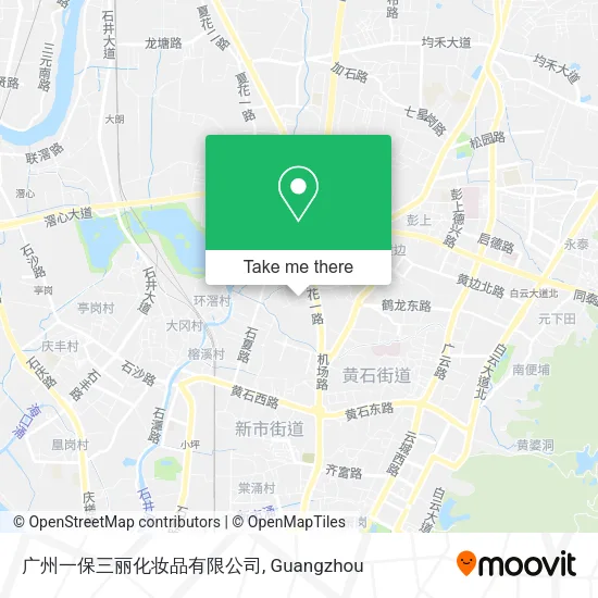 广州一保三丽化妆品有限公司 map