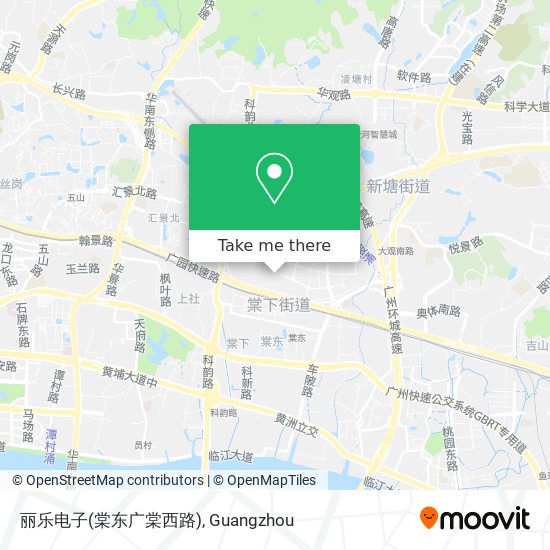丽乐电子(棠东广棠西路) map