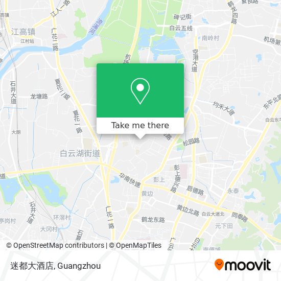 迷都大酒店 map