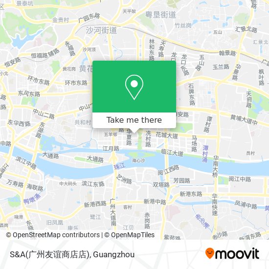 S&A(广州友谊商店店) map