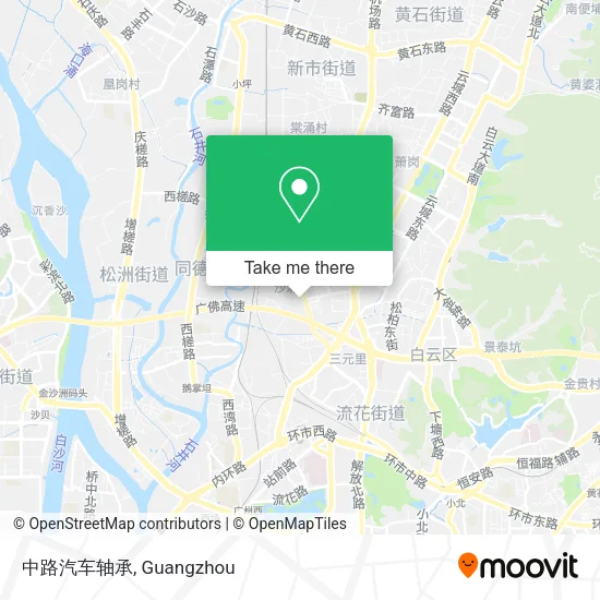 中路汽车轴承 map