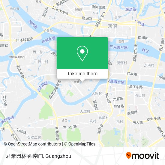 君豪园林-西南门 map