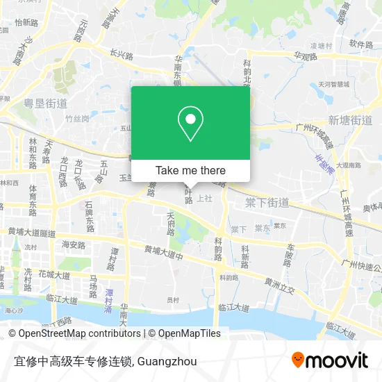 宜修中高级车专修连锁 map