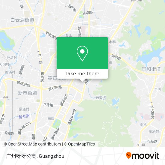 广州呀呀公寓 map