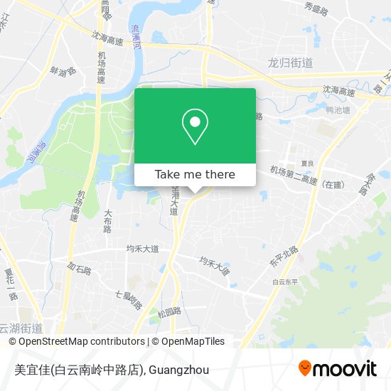 美宜佳(白云南岭中路店) map