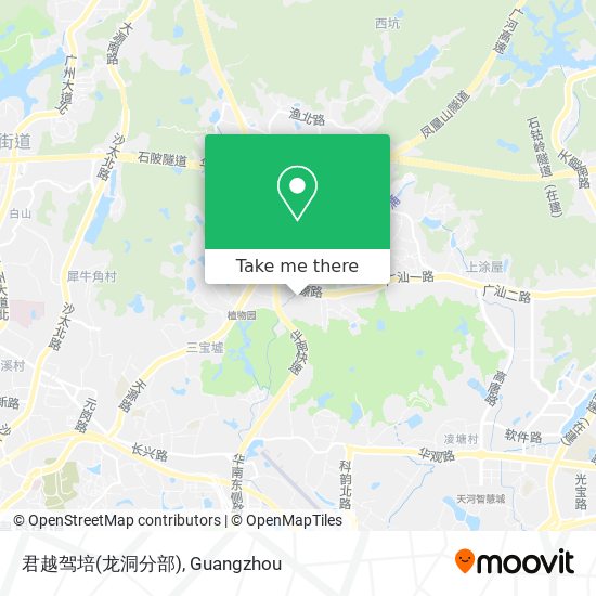 君越驾培(龙洞分部) map