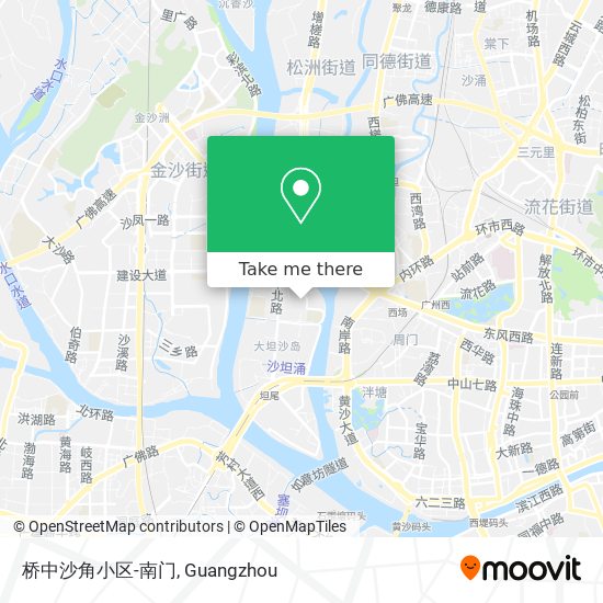 桥中沙角小区-南门 map