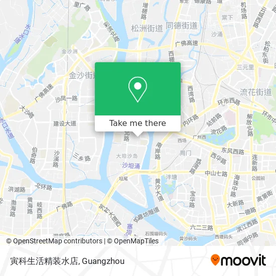寅科生活精装水店 map