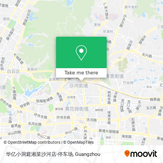 华亿小洞庭湘菜沙河店-停车场 map