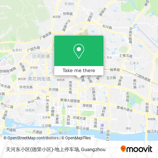 天河东小区(德荣小区)-地上停车场 map