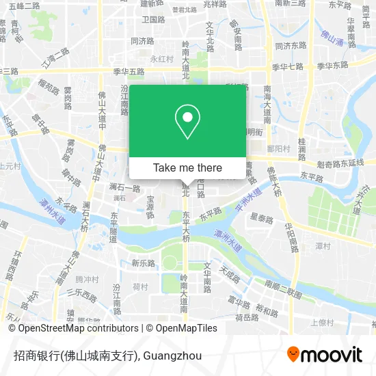 招商银行(佛山城南支行) map