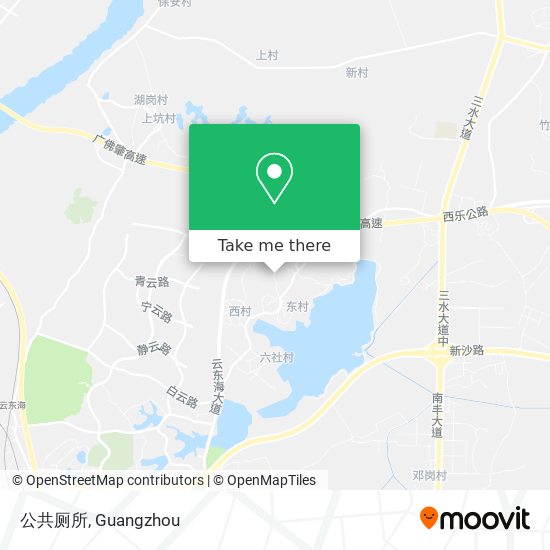 公共厕所 map