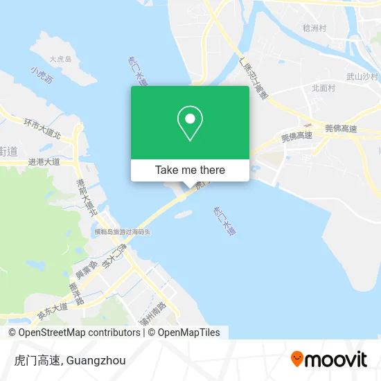 虎门高速 map